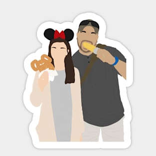 Kevin & Haley! Sticker Sticker